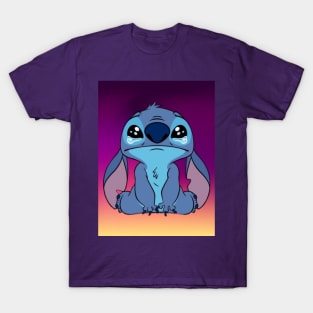 Stitch Sunset T-Shirt T-Shirt